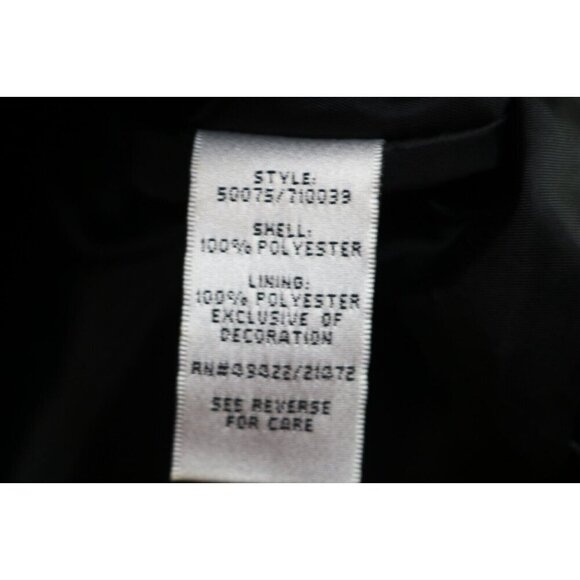 Cach'e Black Strapless Satin Party Dress-Jeweled Pin-Size 8-Whimsigoth - Picture 6 of 14